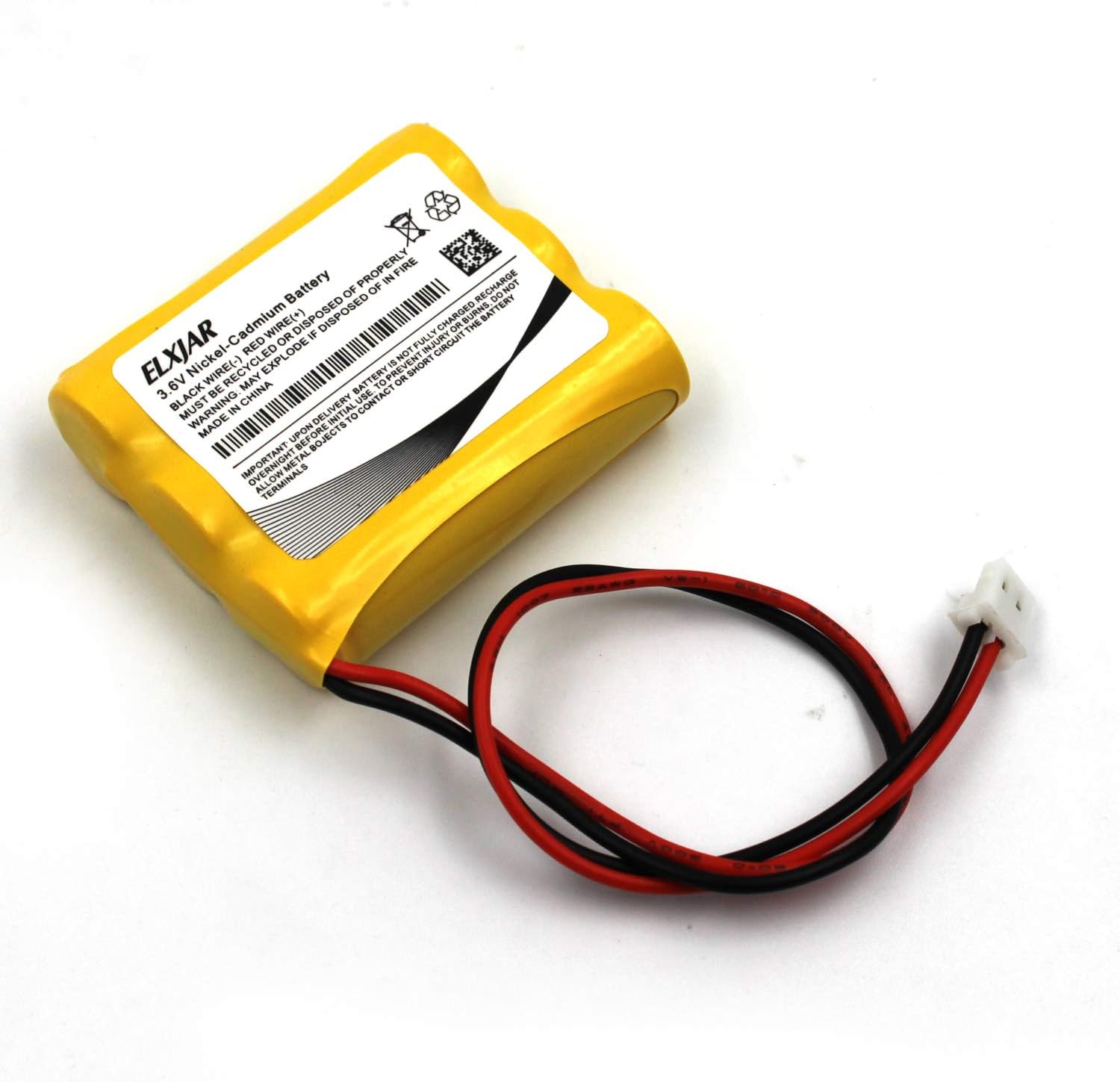 elxjar Paquete de 3 baterías de repuesto para Saft B15CS03 AA B15CS03 Ni-CD de 3.6 V 1000 mAh para Saft B15CS03, luz de emergencia y salida,