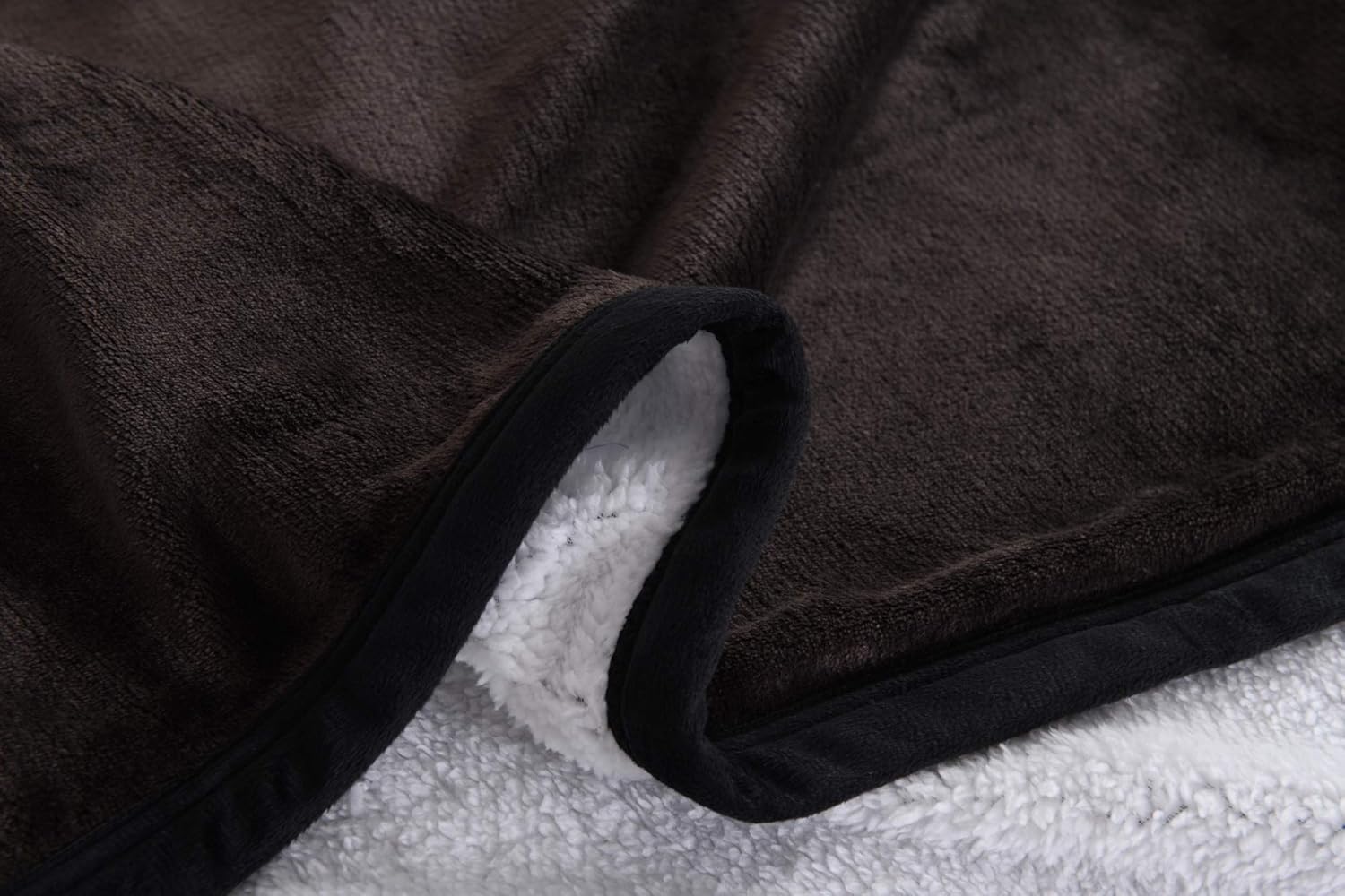 MarCielo Manta sherpa de cama, manta de vellón de sherpa manta de tiro súper suave manta de terciopelo peluche de terciopelo, Microfibra, King