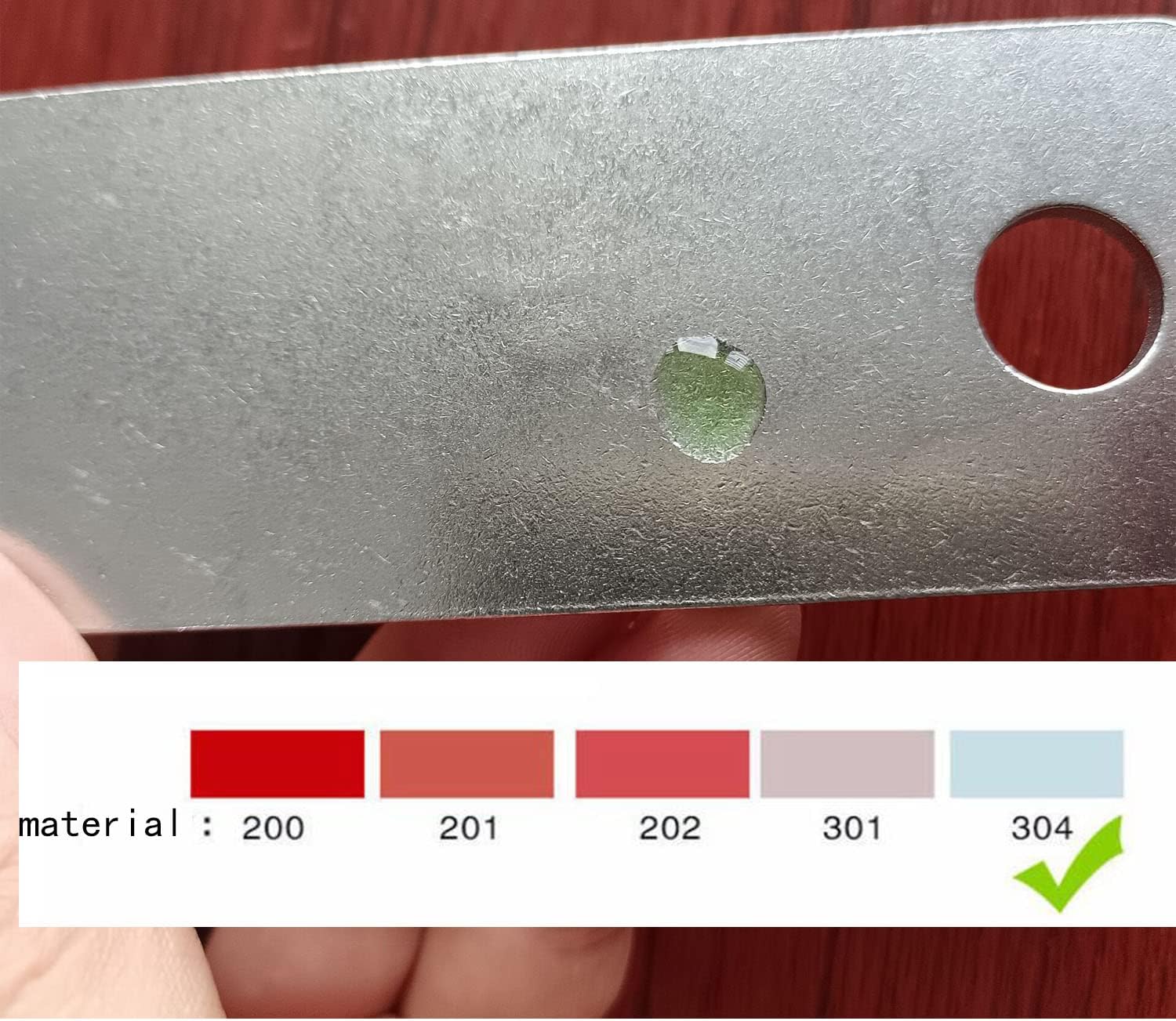 2 bisagras de puerta trasera plana para montaje en pared, acero inoxidable 304 para exteriores, bisagras de puerta de enlace de madera resistente