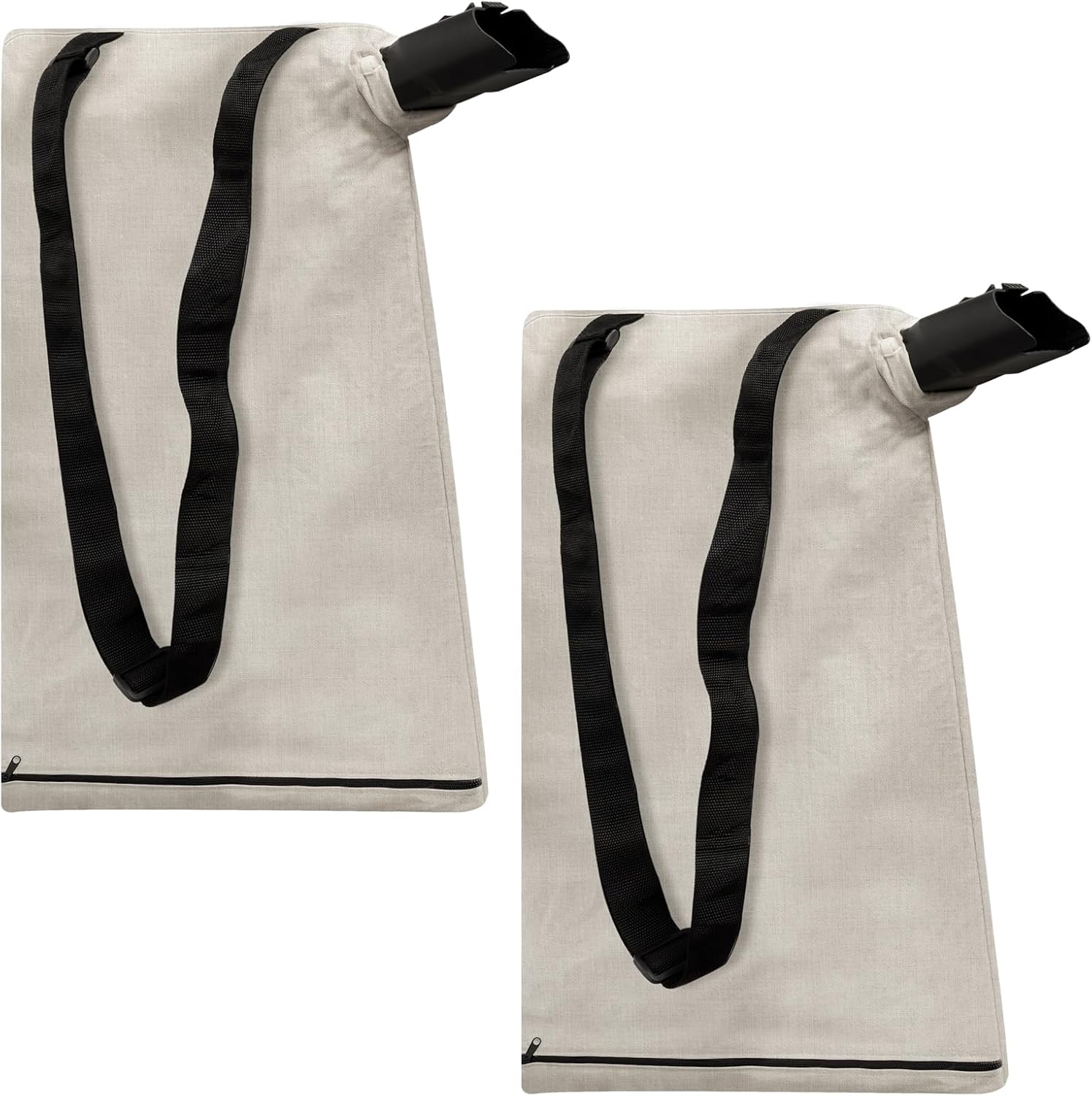 127-7040 – Soplador de hojas compatible con Toro 51574 51592 51593 51602 51609 51581 51558 – Bolsa de metal para aspiradora con cremallera inferior