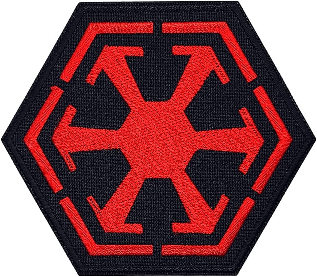 Sith Empire Logo Galactic Empire Parche bordado  3.5 x 3 pulgadas Hierro en coser en el respaldo P401