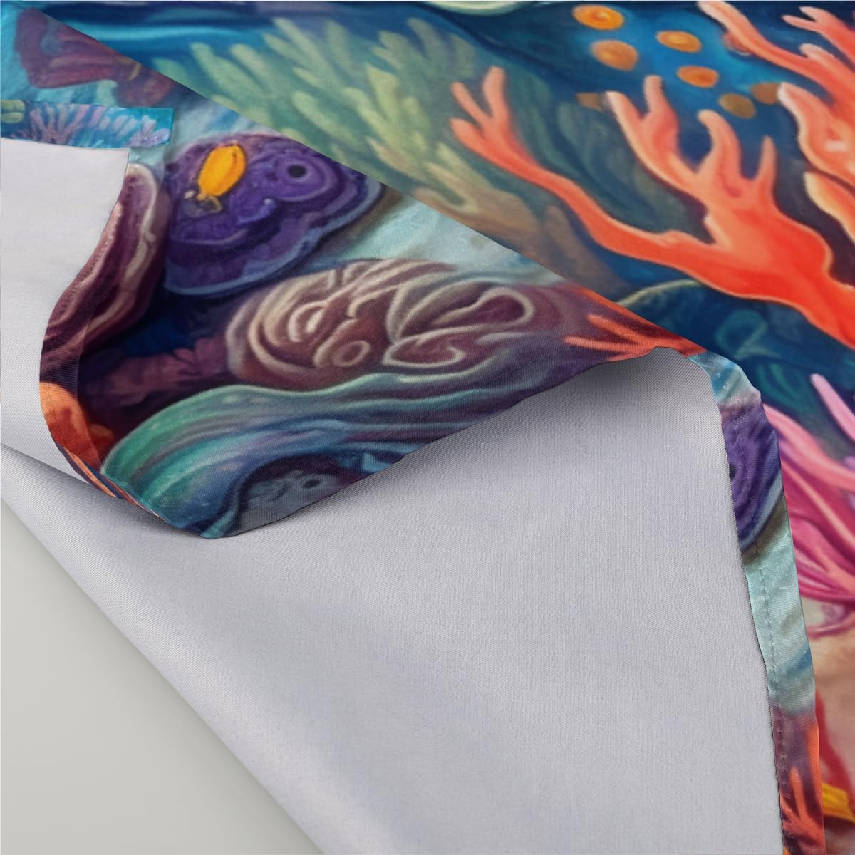 Cloth Napkins Set of 6 Tropical Fish 20×20 Inch Cloth Napkins Underwater World Coral Washable Reusable Kitchen Dinner Napkins Table Decor for