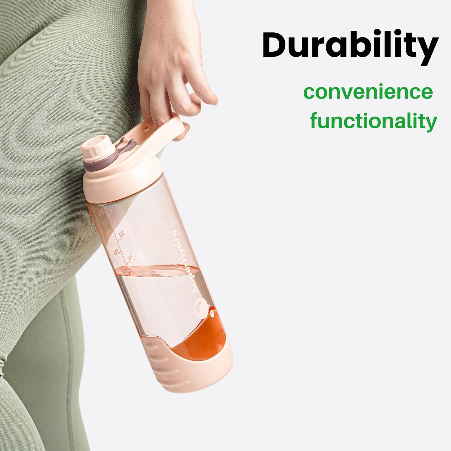Botella mezcladora deportiva 3 unidades  30 oz  Duradera, sin BPA, a prueba de fugas, botellas de agua ecológicas Tritan ideales para viajes,