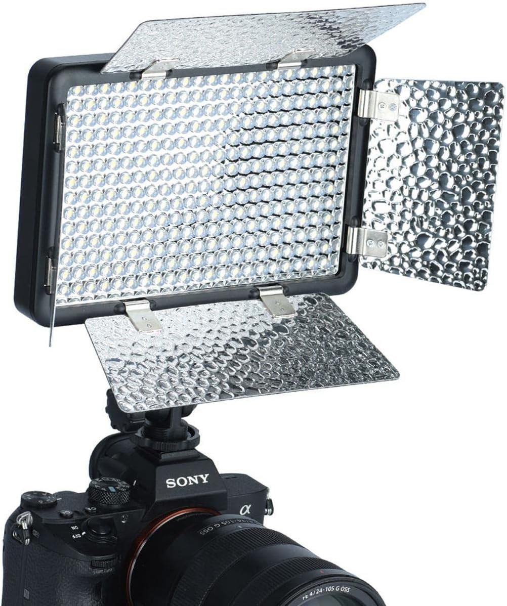 Godox LF308Bi Temperatura bicolor LED Flash Luz de Fotografía Lámpara de relleno Luz de video 3300K-5600K 18W Smartphone APP2.4G Control inalámbrico