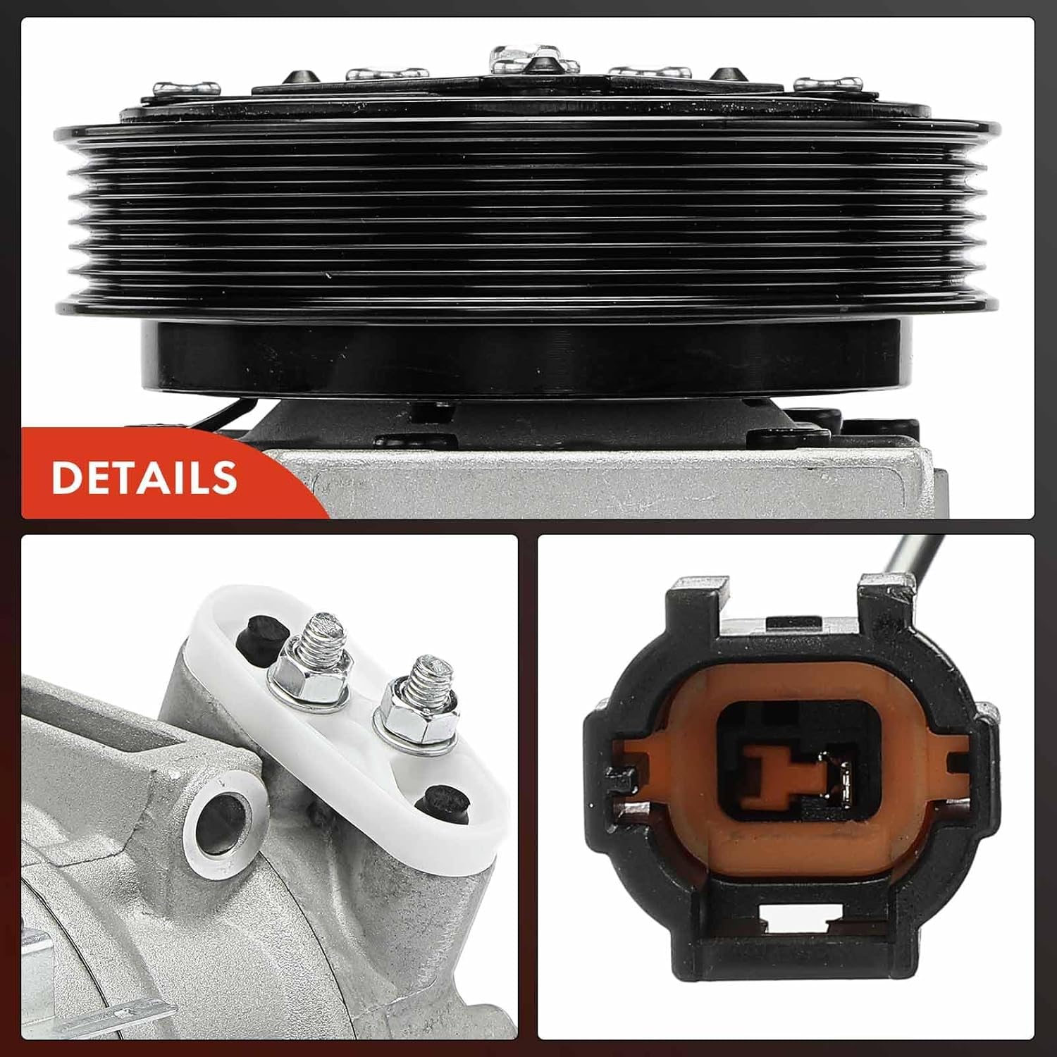 A-Premium Compresor de aire acondicionado con embrague compatible con Nissan Maxima 1995-1996 e Infiniti I30 1996-1996, Reemplazo # 9260040U00