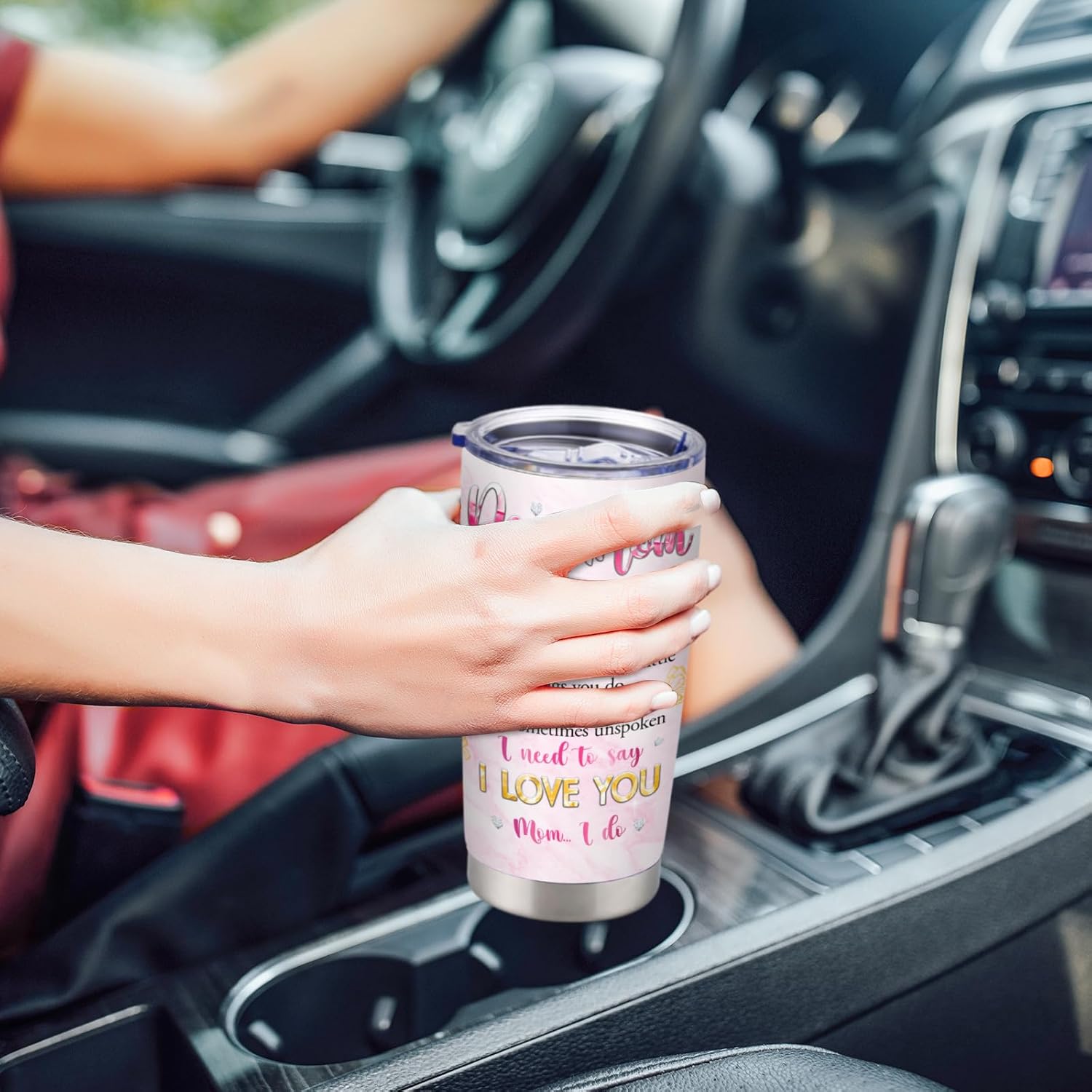 Regalos para la mejor mamá del mundo, vaso aislado de 20 onzas, regalos de cumpleaños para mamá de parte de la hija, regalos de Navidad para el día