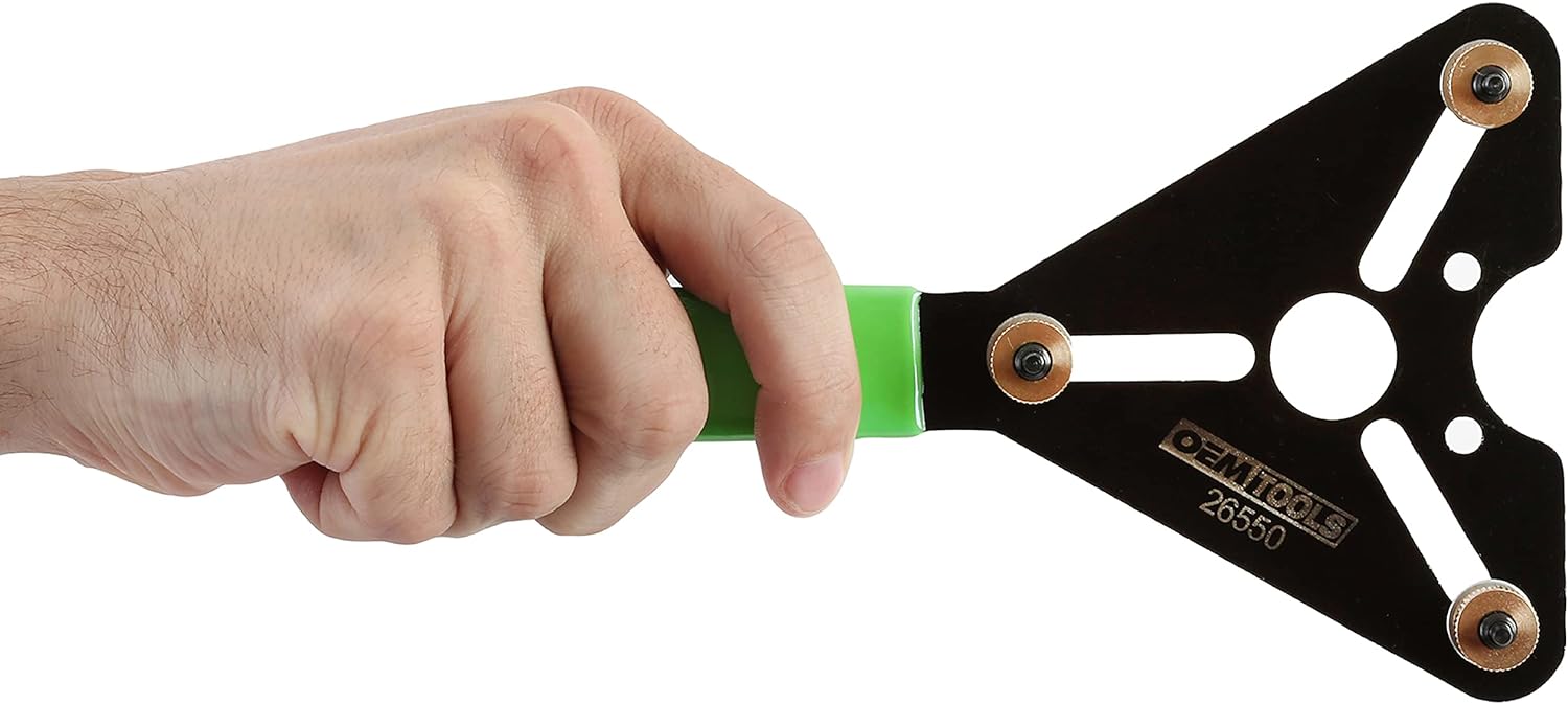 OEMTOOLS 26550 AC Herramienta de sujeción de embrague, agarre antideslizante, pasador ajustable, instalación y extracción del embrague de reparación