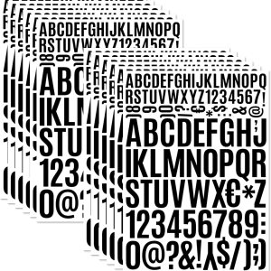 12 piezas autoadhesivas de letras mayúsculas, letras mayúsculas, letras del alfabeto, letras adhesivas de vinilo para manualidades, buzones, 12 piezas autoadhesivas de letras mayúsculas, letras mayúsculas, letras del alfabeto, letras adhesivas de vinilo para manualidades, buzones,