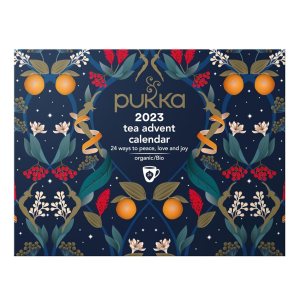 Pukka Regalo de té, calendario de Adviento de té orgánico 2023, 24 bolsas de té Pukka Regalo de té, calendario de Adviento de té orgánico 2023, 24 bolsas de té