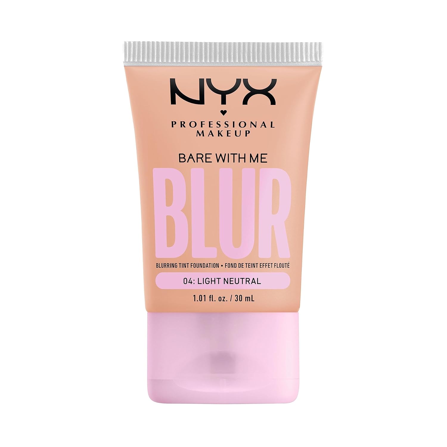 NYX PROFESSIONAL MAKEUP Bare With Me Blur Skin Tint – Base de maquillaje con matcha, glicerina y niacinamida, neutro claro