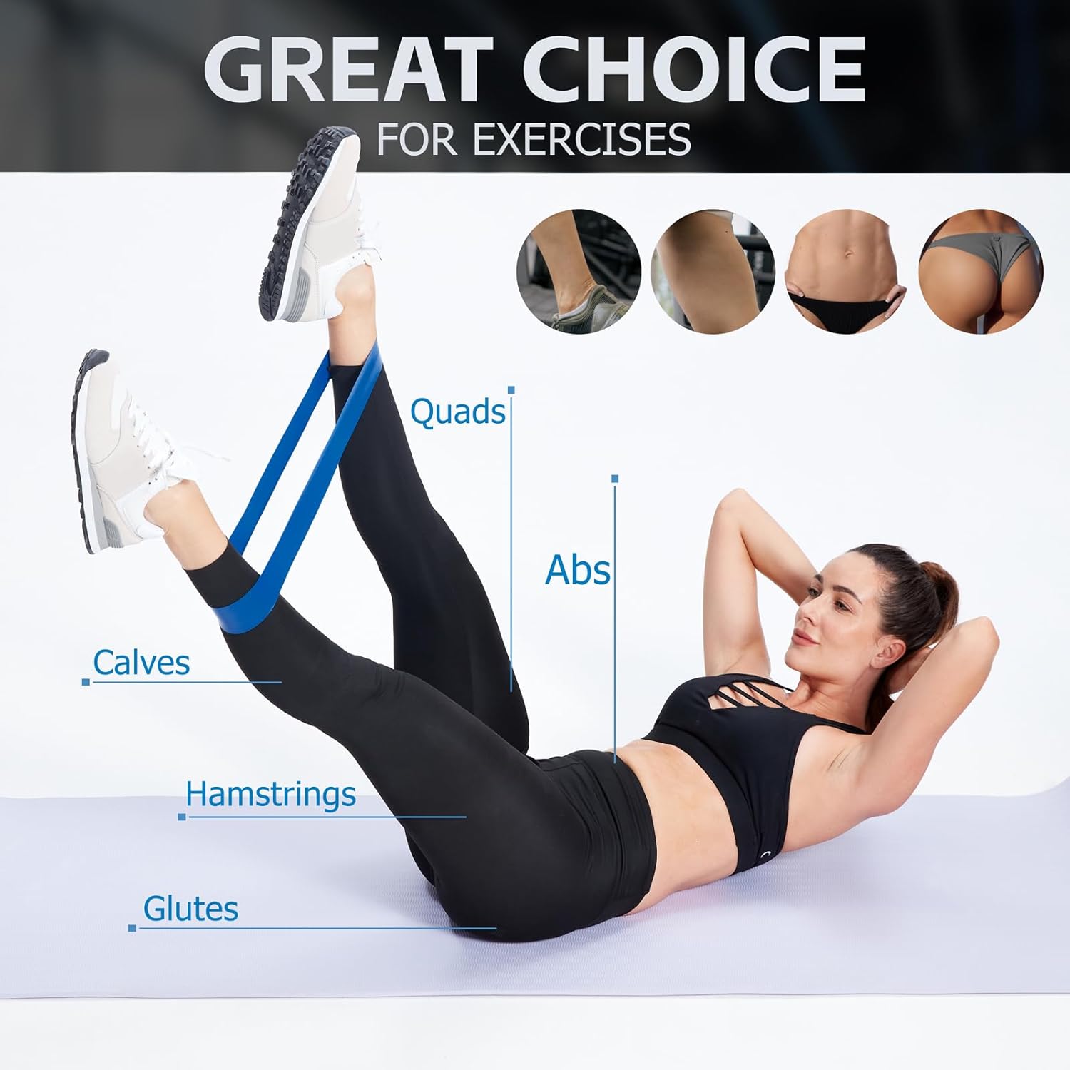 5 bandas de resistencia en bucle, bandas de ejercicio para mujeres y hombres, mini bandas de ejercicio para entrenamiento, bandas de entrenamiento