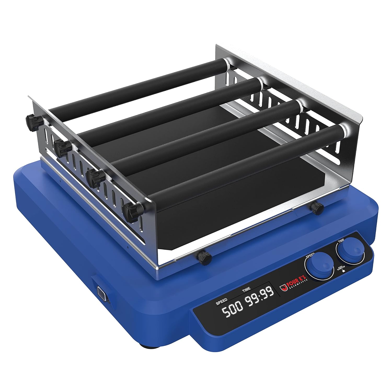 4E’s USA Agitador orbital y lineal, velocidad ajustable, 20-500 RPM, capacidad de carga de 16.5 lbs, mezclador de laboratorio con modo de agitación