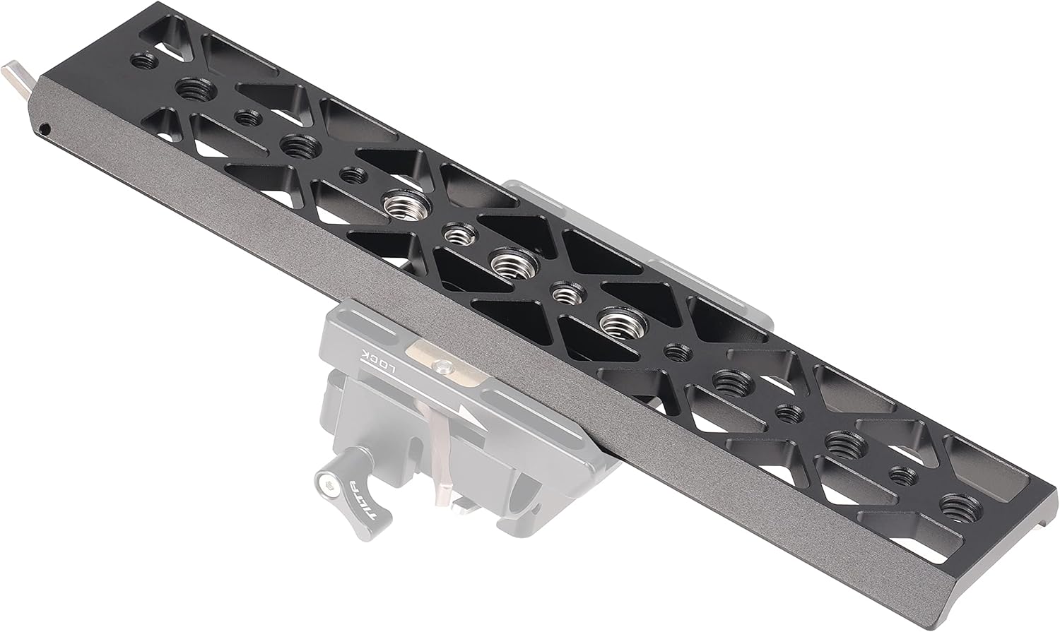 Fotga Placa de cola de milano estándar de 10 pulgadas y 10 pulgadas con agujeros de tornillo de 14 a 20 38 pulgadas – 16 agujeros para trípode con