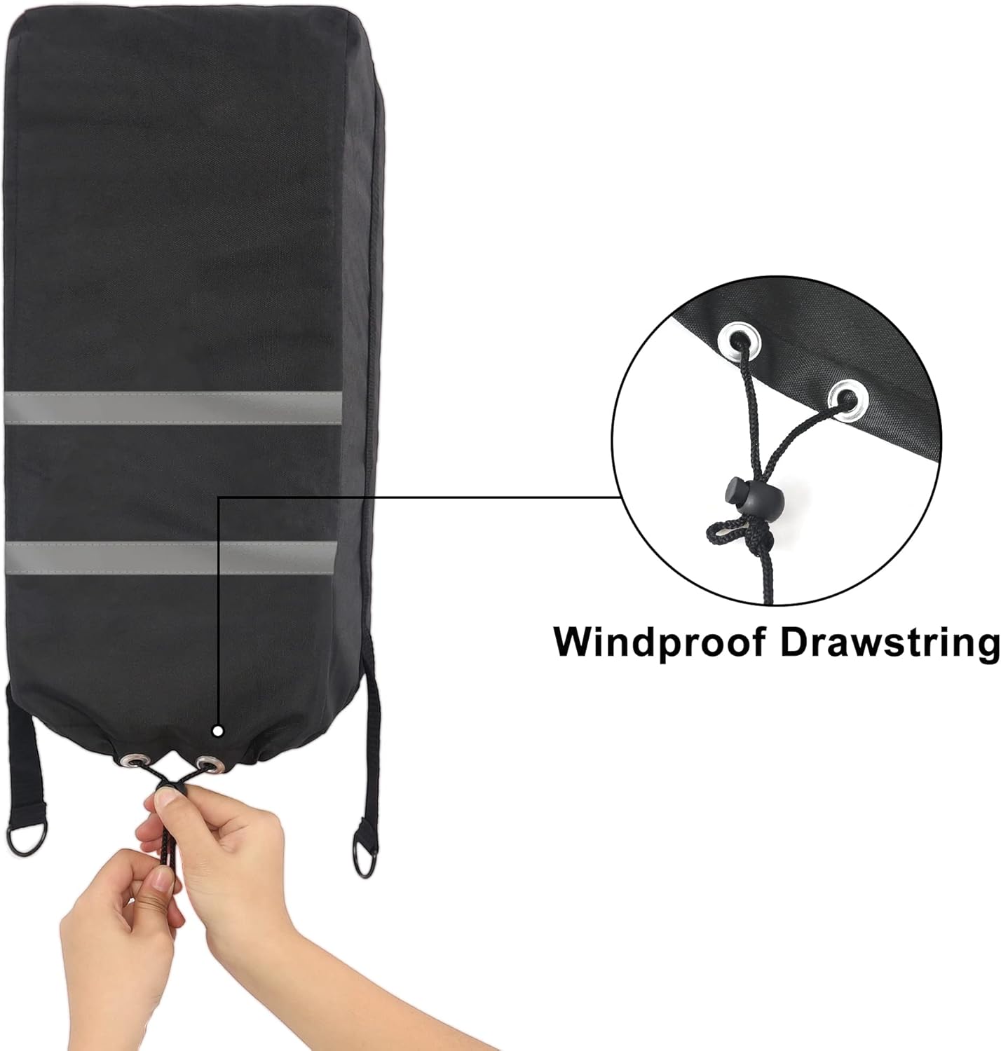 Cubierta para gato eléctrico, 600D, resistente, impermeable, para remolque, universal, para caravana, viaje, remolque, cubierta protectora (18
