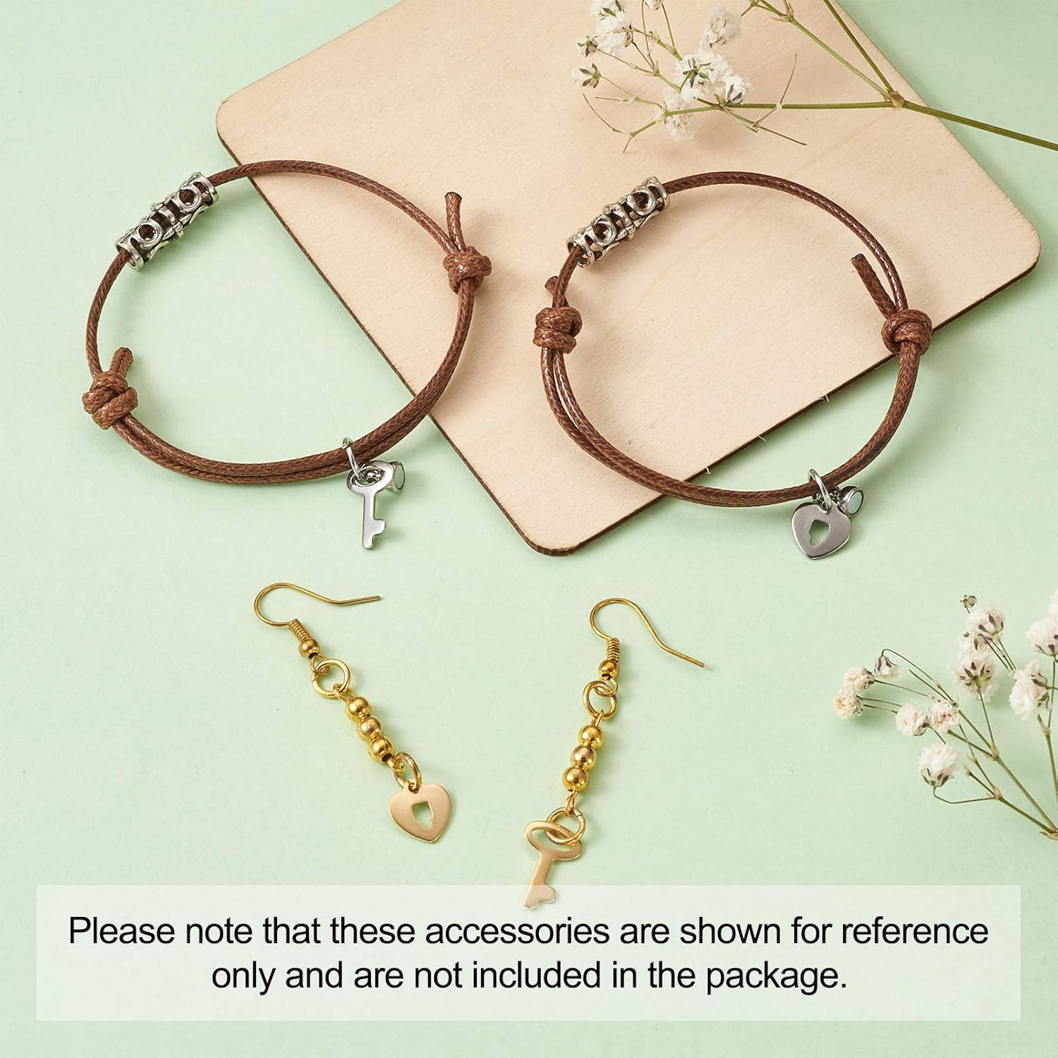 Pandahall – Dijes de acero inoxidable surtidos de metal, estrella y luna, flor, animal para hacer pulseras, collares, aretes