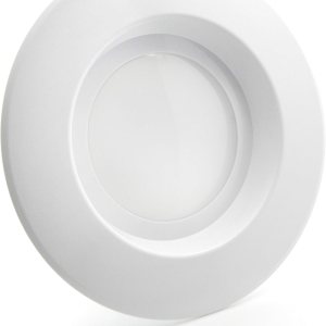 Bioluz LED Lámpara LED empotrada RETROFIT de 6 pulgadas (reemplazo de 120 vatios), color blanco cálido, regulable, con certificación UL, Bioluz LED Lámpara LED empotrada RETROFIT de 6 pulgadas (reemplazo de 120 vatios), color blanco cálido, regulable, con certificación UL,