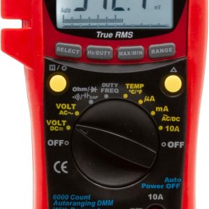 Triplett 9045 True RMS Multímetro digital de 6000 cuentas voltaje CACC, corriente CACC, resistencia, continuidad, prueba de diodos y capacitancia Triplett 9045 True RMS Multímetro digital de 6000 cuentas voltaje CACC, corriente CACC, resistencia, continuidad, prueba de diodos y capacitancia