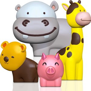 Juguetes de baño sin moho para bebés y niños pequeños, animales sin agujeros, juguetes de baño sin chorros sin moho para bañera, playa, piscina, sin Juguetes de baño sin moho para bebés y niños pequeños, animales sin agujeros, juguetes de baño sin chorros sin moho para bañera, playa, piscina, sin