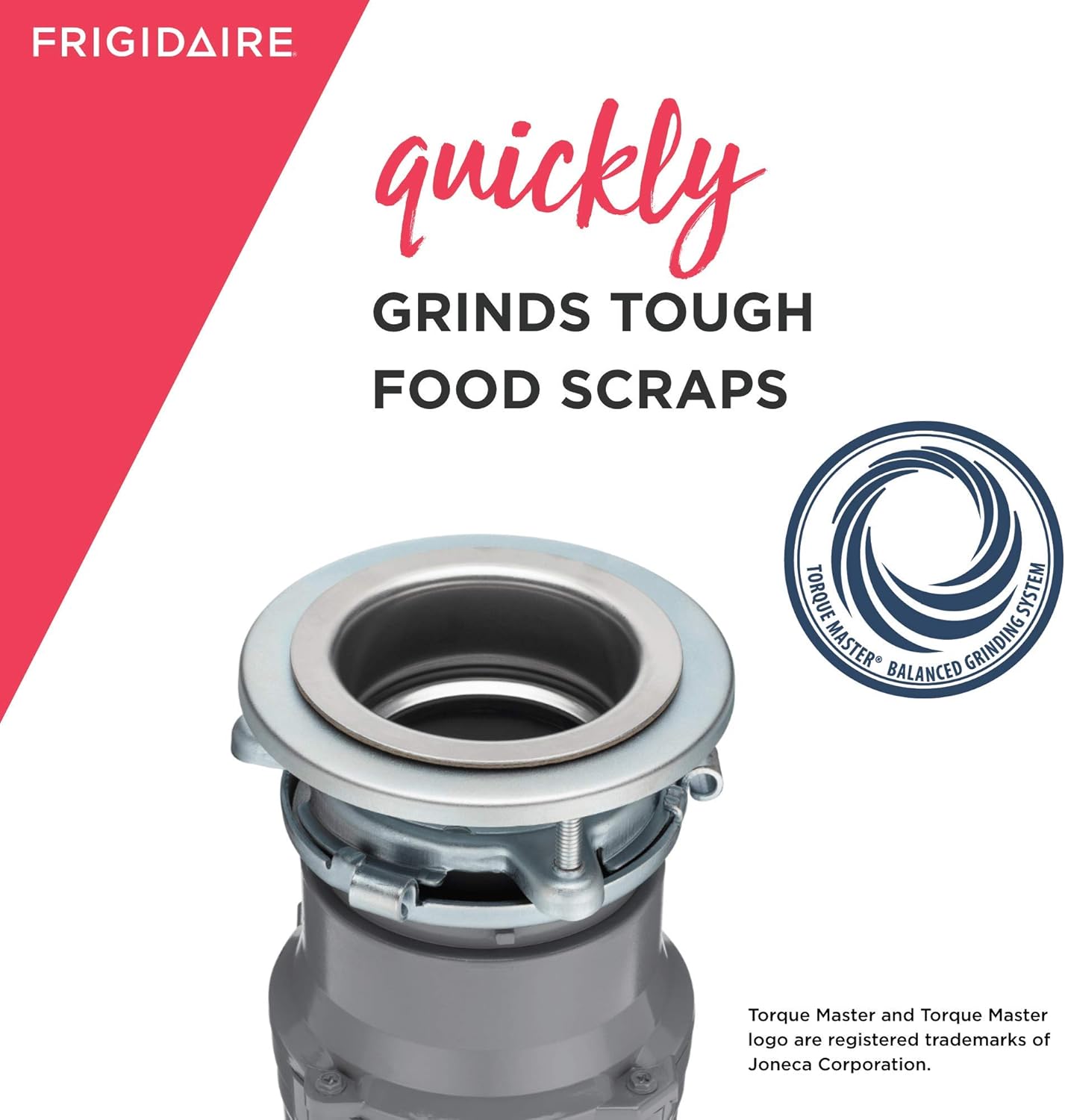 Frigidaire Eliminación de basura de alambre directo de 12 HP para fregaderos de cocina  FF05DISPD1, gris
