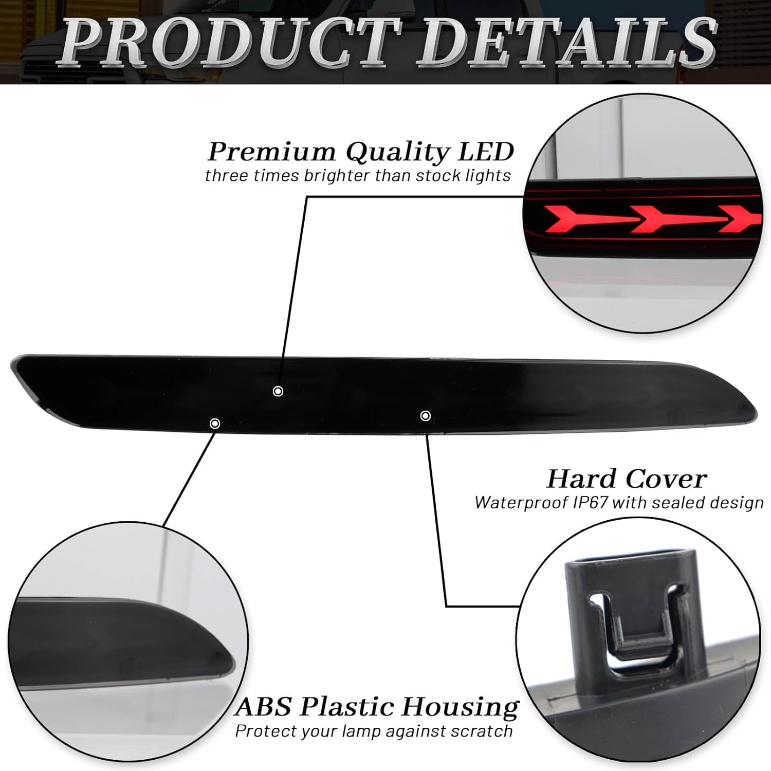 Luces traseras LED para parachoques trasero completo para Honda Accord 2023-2024, luz de circulación diurna, intermitente, freno antiniebla (luz de