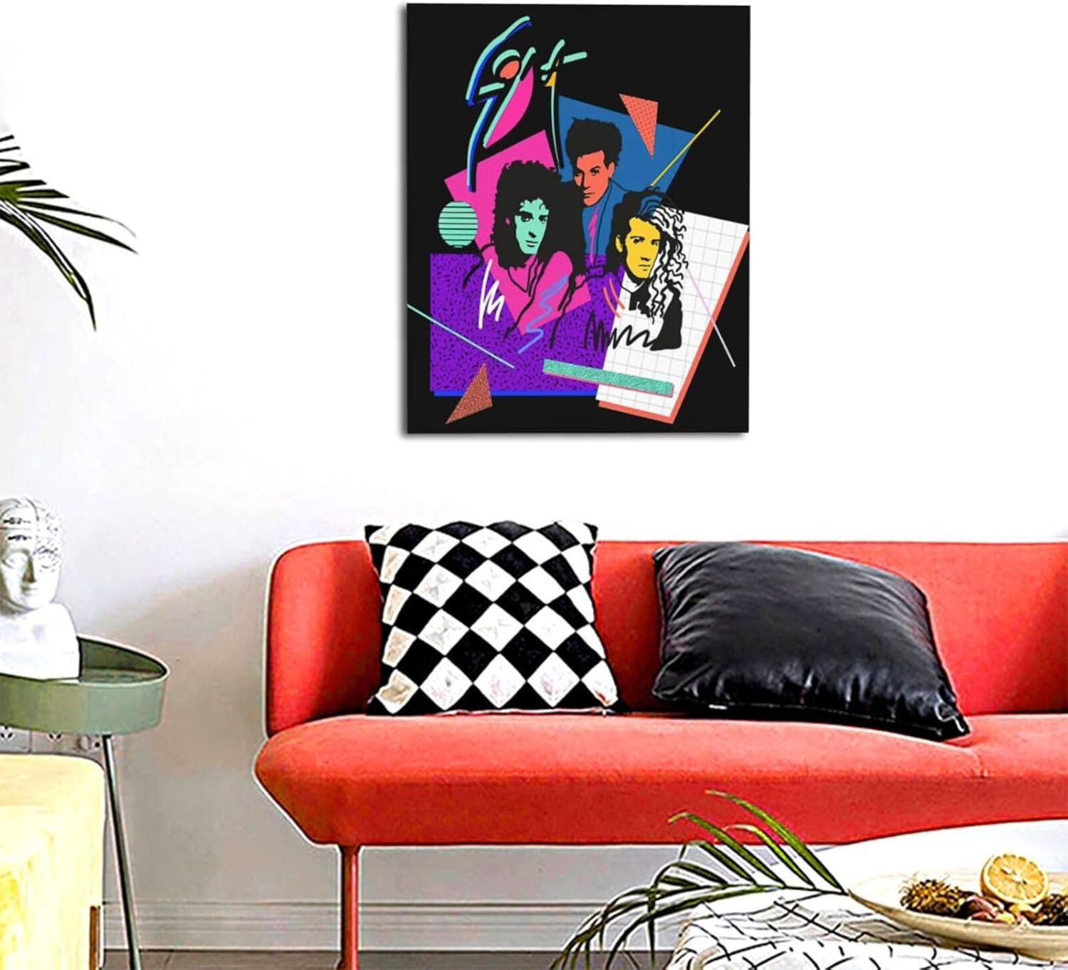IsjHLAMr Soda Rock Band – Pinturas estéreas, arte de pared para dormitorio, cocina, decoración de pared, listo para colgar, decoración de