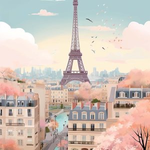 LOMSIOY Kit de pintura de diamantes de imitación de torre Eiffel para adultos, pintura con paisaje de arte de diamantes, arte redondo de diamantes LOMSIOY Kit de pintura de diamantes de imitación de torre Eiffel para adultos, pintura con paisaje de arte de diamantes, arte redondo de diamantes