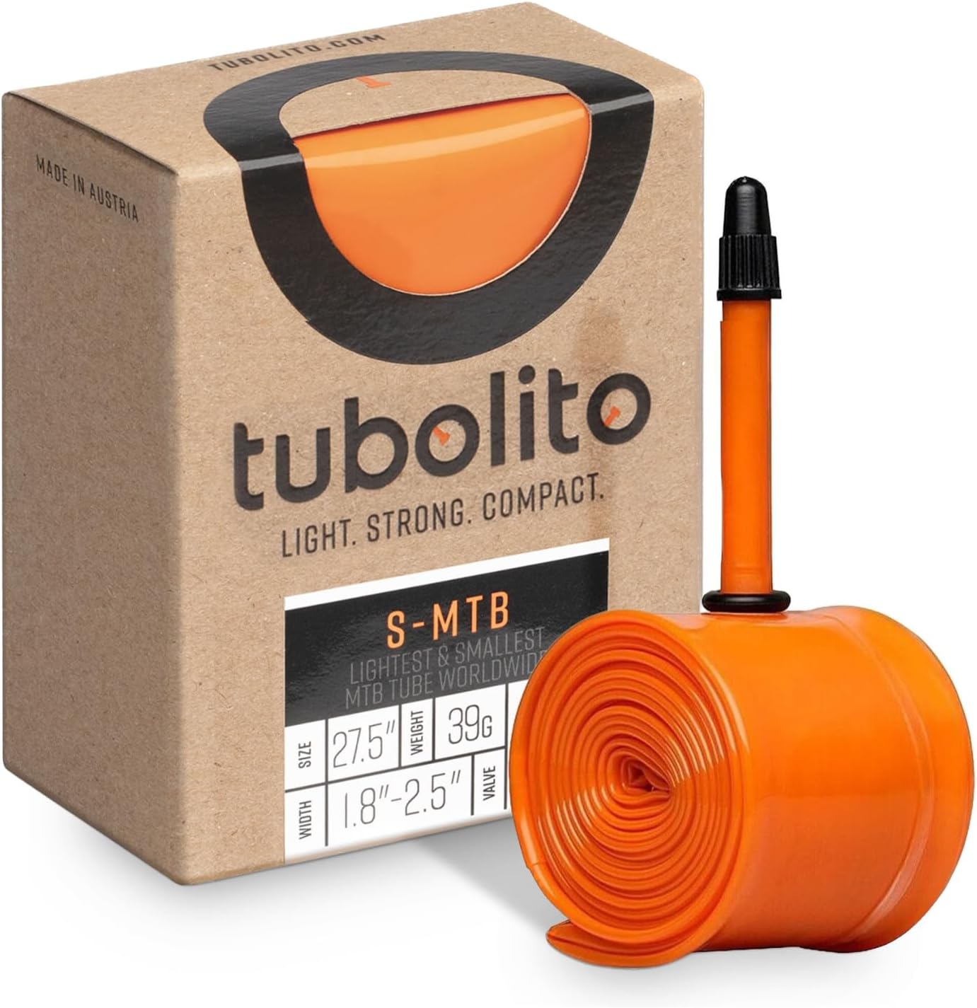 Tubolito – Tubo interior de bicicleta ultraligero MTB S-Tubo  Tubo de bicicleta de montaña Tubolito más ligero  Repuesto perfecto para sistema sin