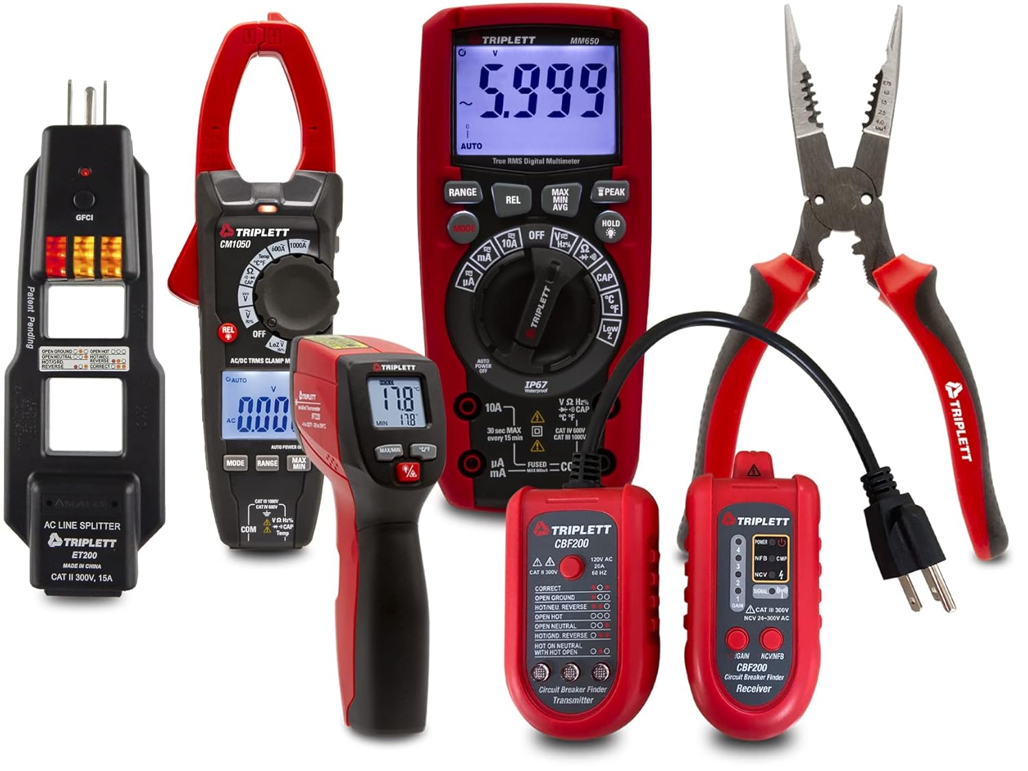 Triplett EL6PRO-KIT Kit de herramientas eléctricas PRO de 6 piezas