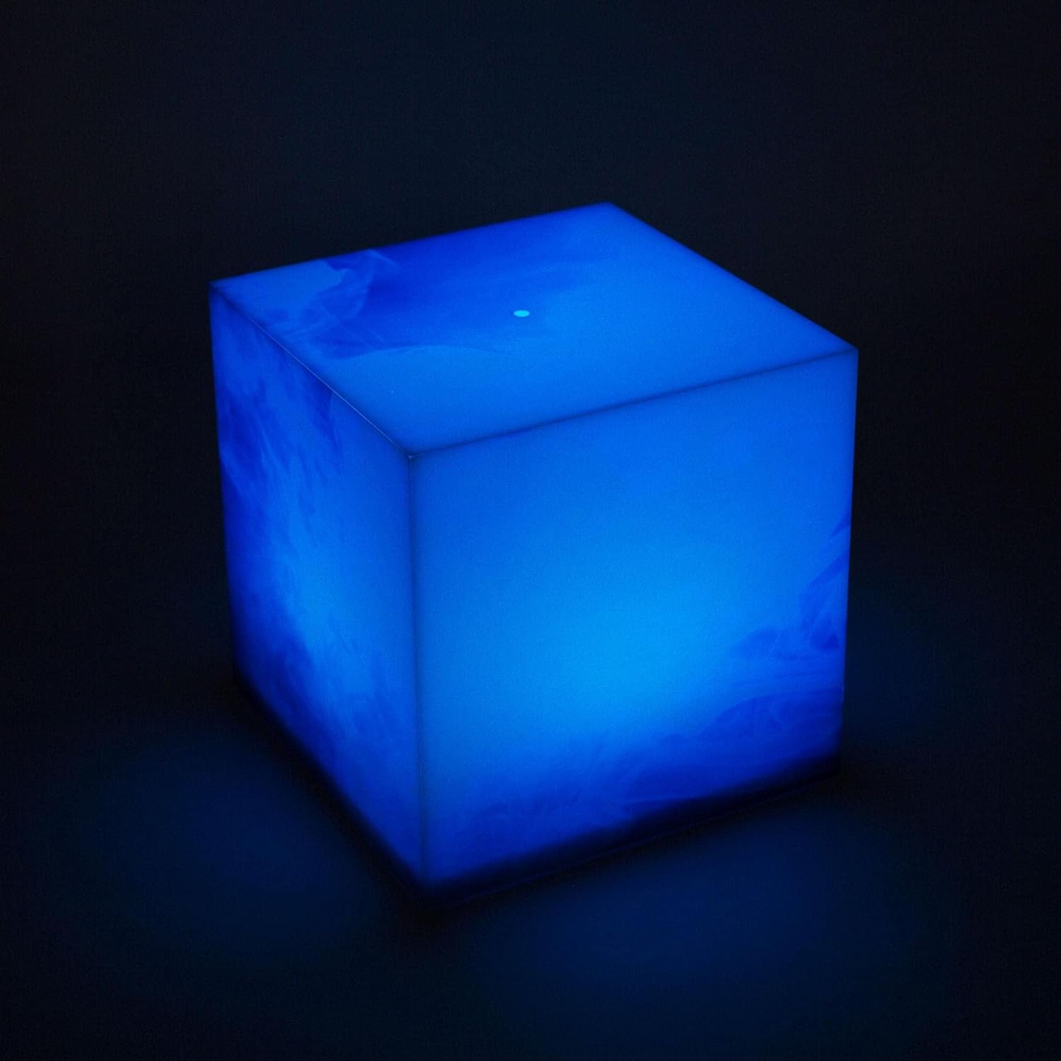 Marvel Studios Tesseract Cube Infinity Stone – Réplica de luz LED de 6 pulgadas que cambia de color para mesa de noche