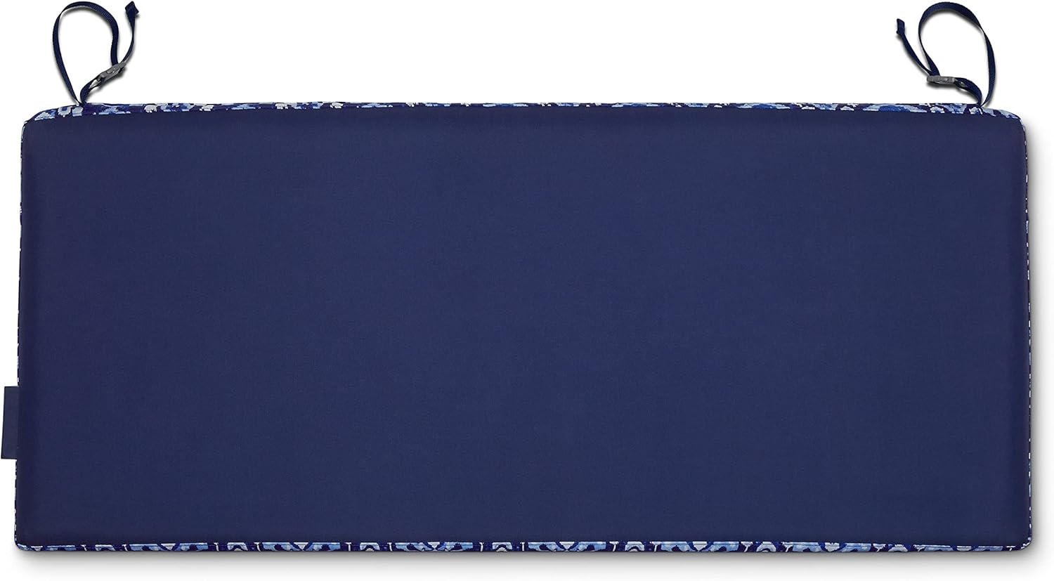 Classic Accessories Vera Bradley by Classic Accessories – Cojín para banco de patio, resistente al agua, 54 x 18 x 3 pulgadas, Ikat Island, cojines