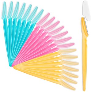 21 piezas de maquinilla de afeitar de cejas, herramienta de dermaplaning exfoliante multiusos para cara, facial y moldeador de cejas con cubierta de 21 piezas de maquinilla de afeitar de cejas, herramienta de dermaplaning exfoliante multiusos para cara, facial y moldeador de cejas con cubierta de