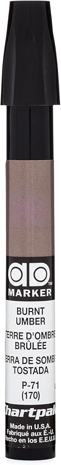 AD Marker The Original Chartpak, Tri-Nib, Burnt Umber, 1 Cada (P71)