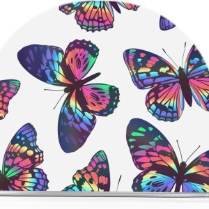 Multicolored Butterflies Napkin Holder Acrylic U-Shaped Napkin Holder Living Room and Dining Table Multicolored Butterflies Napkin Holder Acrylic U-Shaped Napkin Holder Living Room and Dining Table