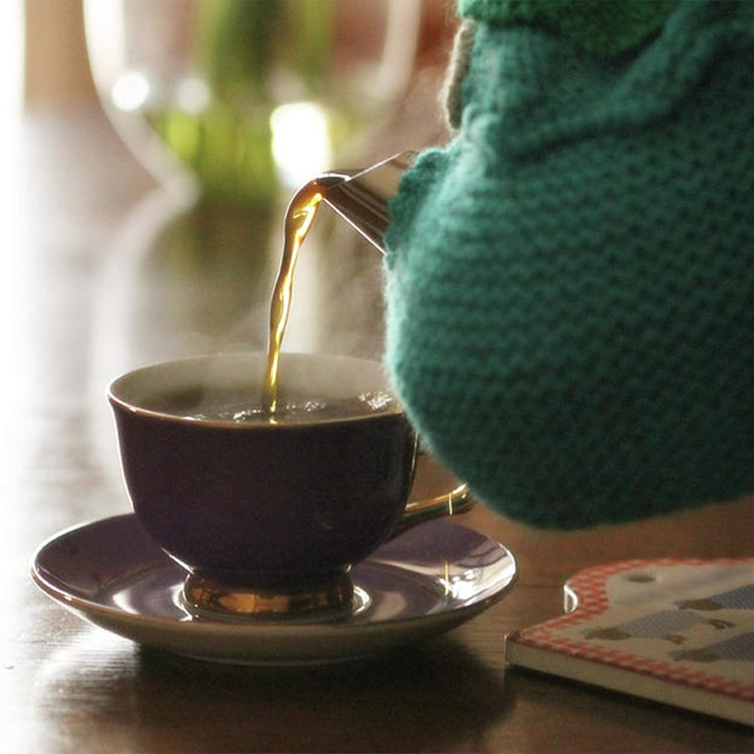 Paquete variado de té surtido que incluye té verde, té negro, té Earl Grey y té de hierbas, cápsulas de té de una sola porción para máquinas Keurig