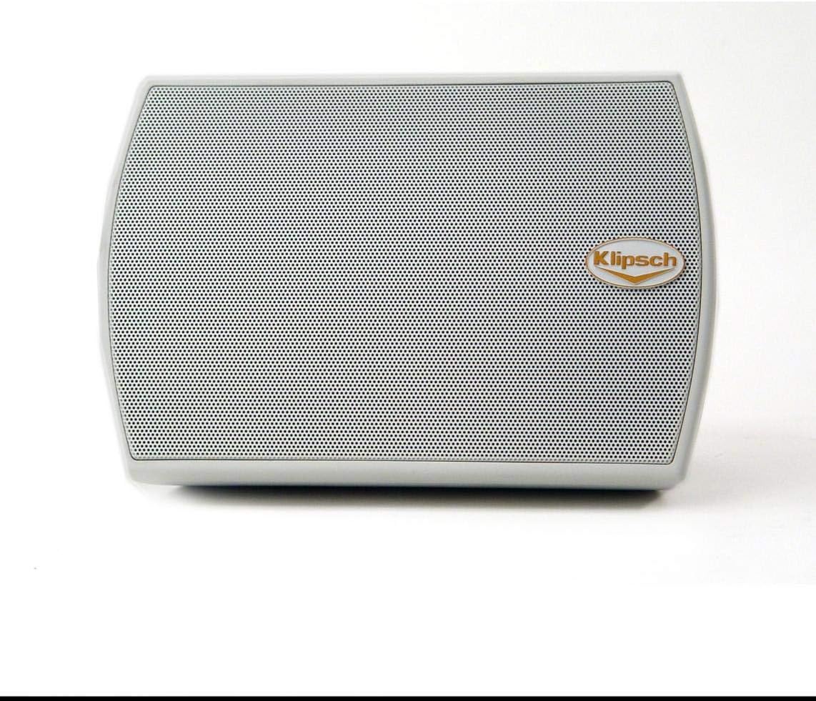 Klipsch AW-400 Altavoz interiorexterior – Blanco (par)