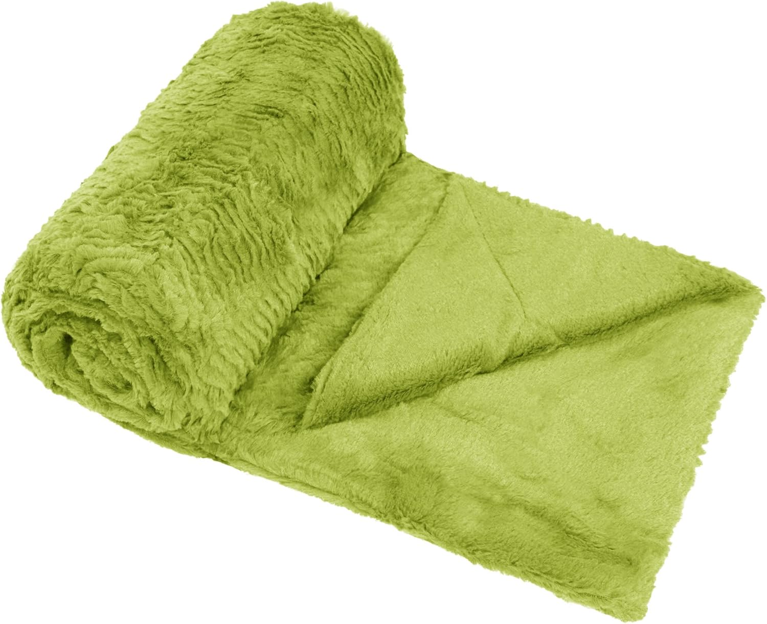 Manta de felpa suave y mullida con textura de espiga de pelo sintético, elegante, ligera, esponjosa, acogedora y cálida para sofá, silla, funda de