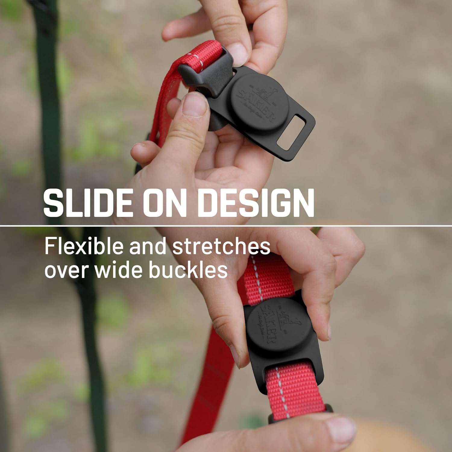 Mammoth Airtag – Soporte para collar de perro, fuerte soporte para Airtag para perro es la manera perfecta de rastrear GPS a tu perro, utiliza la