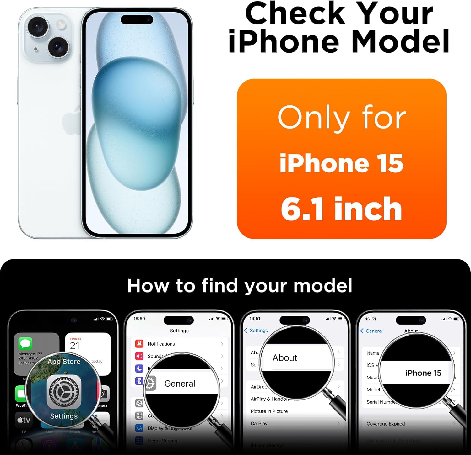 COFFKER Compatible con iPhone 15, funda de silicona líquida, funda protectora de cuerpo completo a prueba de golpes forro de microfibra suave