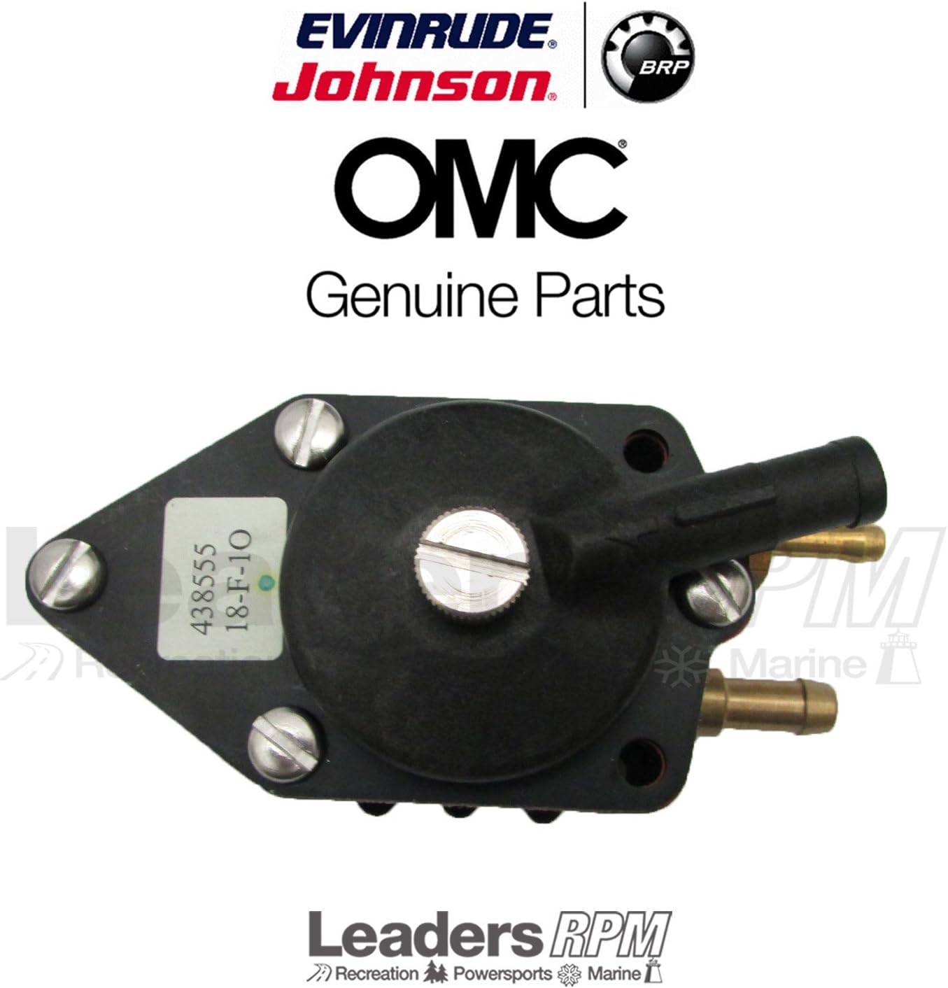 Evinrude Johnson OMC Nuevo ensamblaje de bomba de combustible OEM, 0438555
