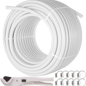 VEVOR Tubo PEX sin barrera de oxígeno de 300 pies, tubo PEX blanco de 1 pulgada, suelo radiante de calor EVOH Pex-B, fontanería duradera para VEVOR Tubo PEX sin barrera de oxígeno de 300 pies, tubo PEX blanco de 1 pulgada, suelo radiante de calor EVOH Pex-B, fontanería duradera para