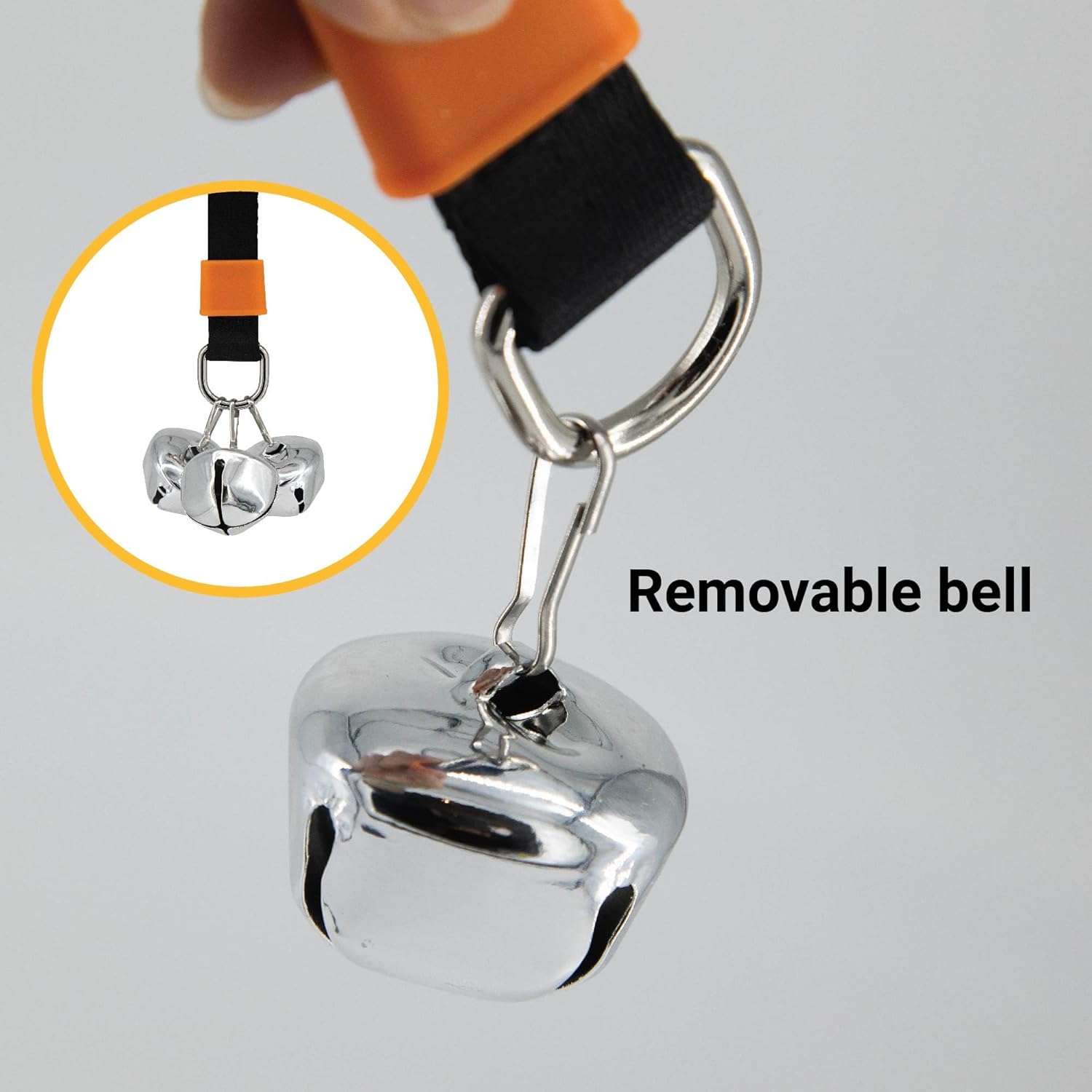 SVD.PET Timbre para cachorros, timbre para perro para entrenamiento de orinal, se fija al pomo de la puerta o en cualquier lugar cerca de la puerta,
