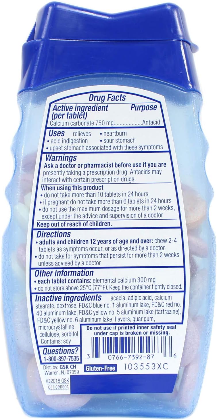 SMOOTHIES ASST FRUT 60TB de SMITHKLINE BEECHAM ***