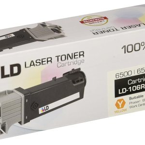 LD Cartuchos de tóner Xerox Phaser 6500COMPATIBLES 106R01597BLK, C, 106R01594106R01595M, 106R01596y, Amarillo LD Cartuchos de tóner Xerox Phaser 6500COMPATIBLES 106R01597BLK, C, 106R01594106R01595M, 106R01596y, Amarillo