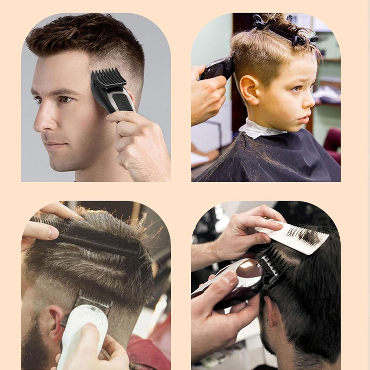 Wahl – Juego de protectores de cortapelos profesionales, 8 guías profesionales de peines de cortapelos, juego de protectores de repuesto Wahl #
