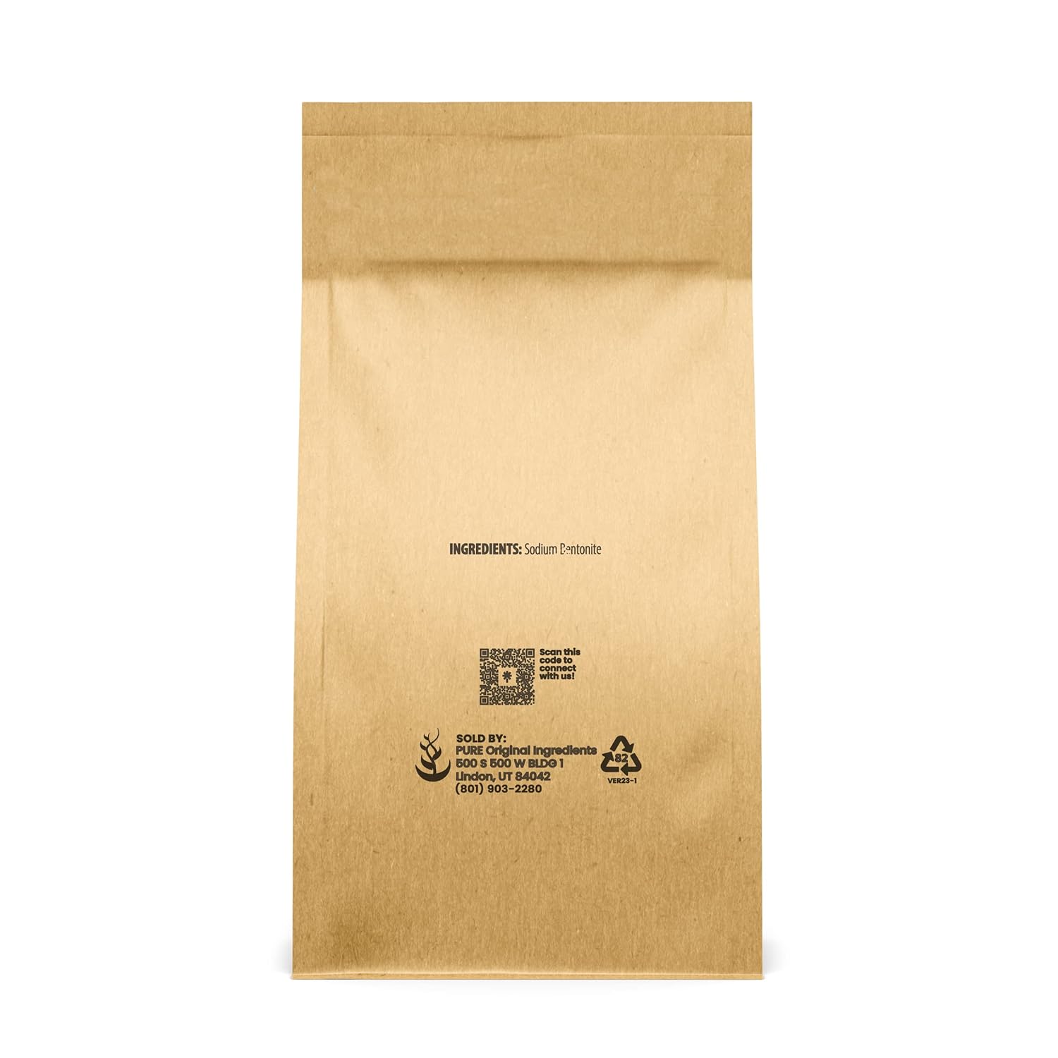 Pure Original Ingredients Arcilla de bentonita (2 lb) Polvo fino, bentonita de sodio puro, para máscaras faciales y más
