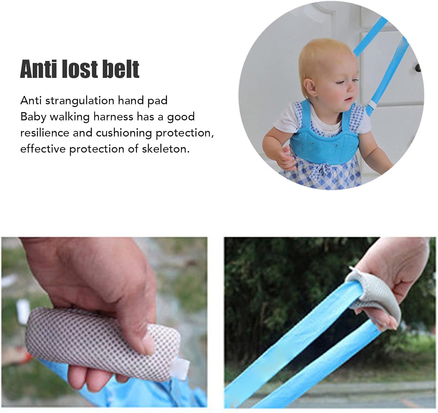 Arnés para caminar para niños pequeños, arnés de asistente para bebés, correas para niños pequeños, ajustable, transpirable, ayudante de aprendizaje