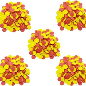 DNB Contadores de espuma de 2 colores, contadores matemáticos de doble cara rojo-amarillo de 1 pulgada, fichas de conteo de aprendizaje temprano, DNB Contadores de espuma de 2 colores, contadores matemáticos de doble cara rojo-amarillo de 1 pulgada, fichas de conteo de aprendizaje temprano,