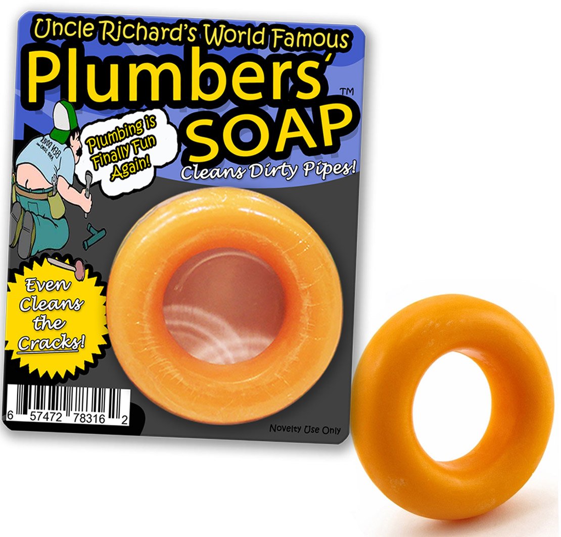 Jabón de fontaneros del tío Richard limpia tuberías sucias, regalos de fontanero para hombres, regalos de manitas, jabón para hombres, rellenos de
