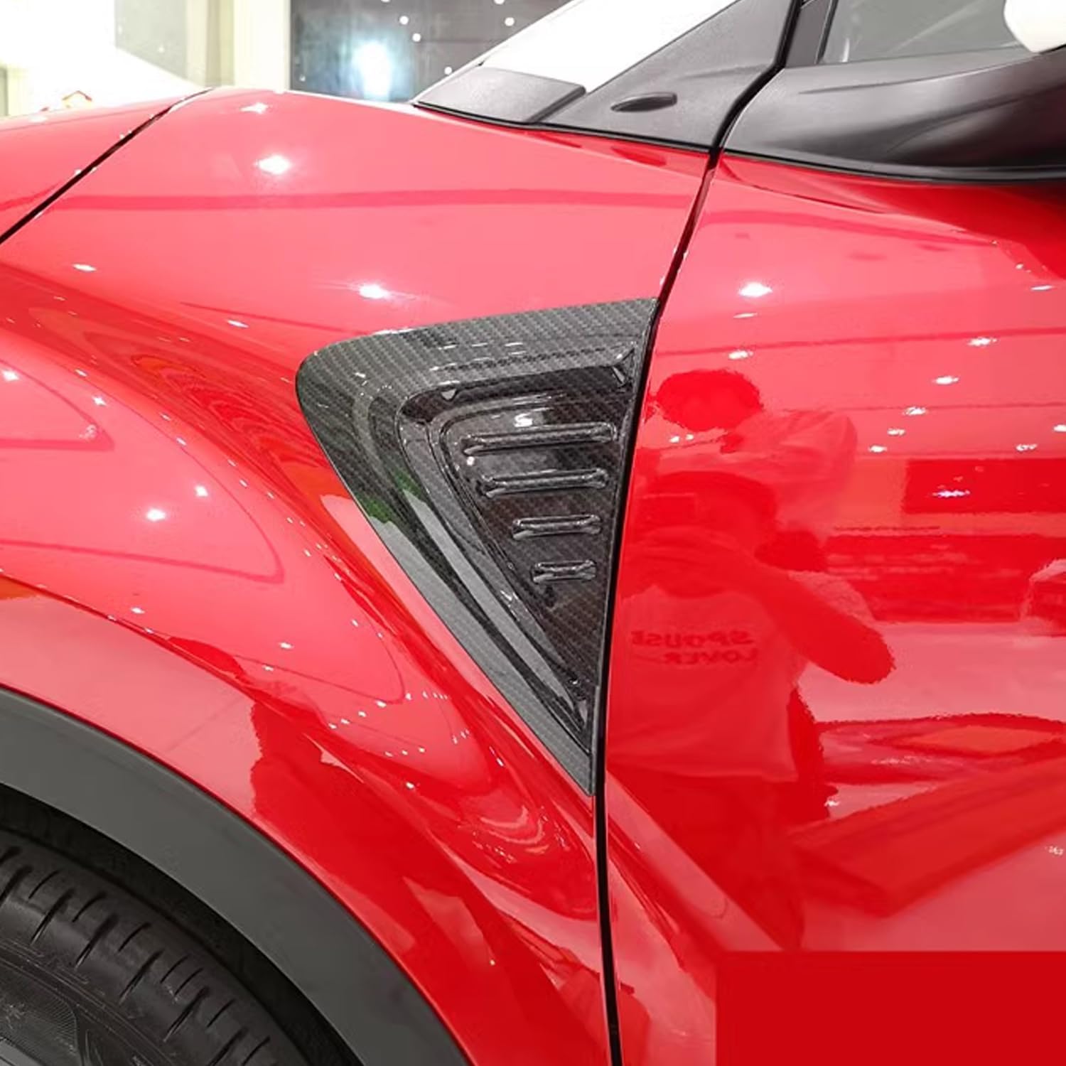 Hyorabyn Cubierta de salida de aire para guardabarros laterales delanteros para Toyota C-HR CHR 2017 2018 2019 2020 2021 2022 Auto Accesorios de