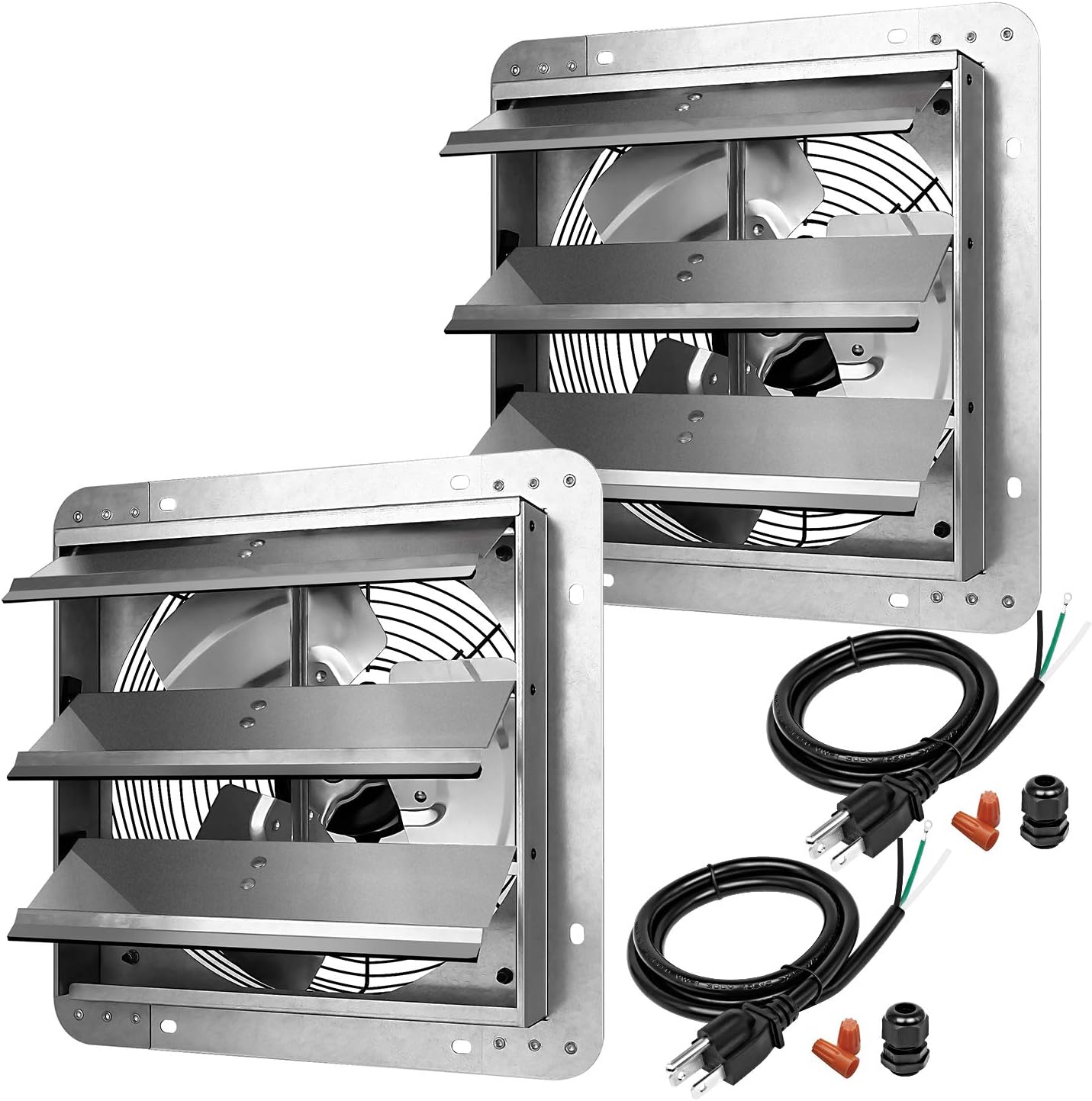 Simple Deluxe Extractor de 12 pulgadas, funcionamiento silencioso y construcción duradera, ideal para el hogar, oficina, garaje y cobertizo